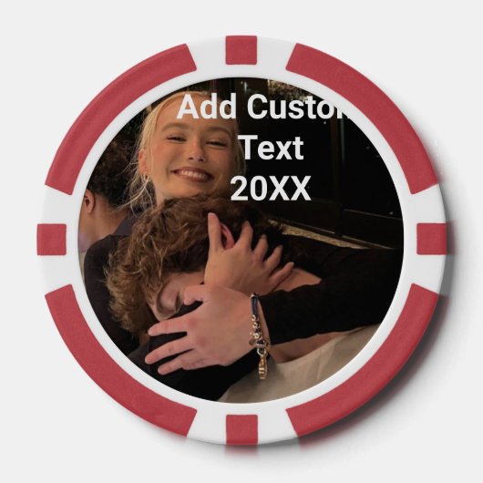Aangepaste Poker Chip | Gepersonaliseerde gameacce (Voorkant)