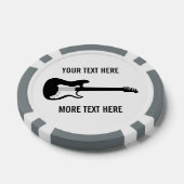 Aangepaste poker chip golf met elektrische gitaar  (Enkel)