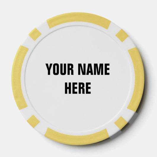 Aangepaste poker chip golfbal marker met kroon log (Achterkant)