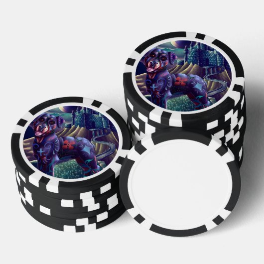 Aangepaste poker chips (Opstapeling)