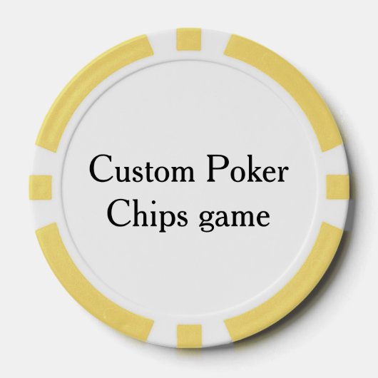 aangepaste Poker Chips-spellen Chips (Voorkant)