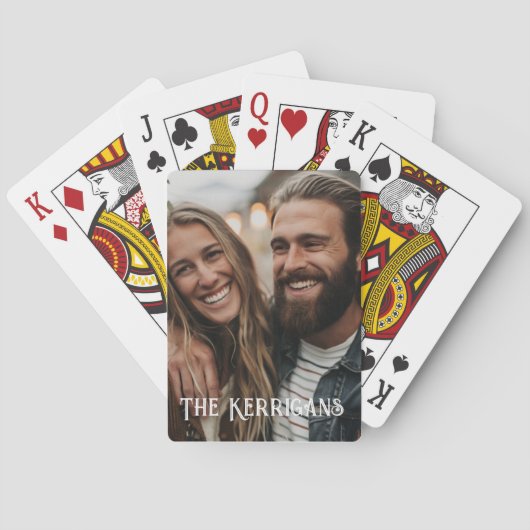 Aangepaste Poker Speelkaarten – Gepersonaliseerd D (Achterkant)