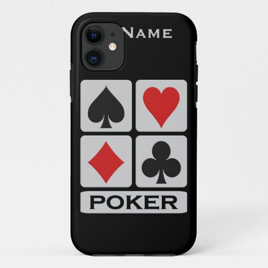 Aangepaste Poker Speler iPhone 5 Hoesje-Mate Case-Mate iPhone Case (Achterkant)