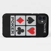 Aangepaste Poker Speler iPhone 5 Hoesje-Mate Case-Mate iPhone Case (Achterkant (horizontaal))
