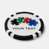 Aangepaste pokerchips (Enkel)