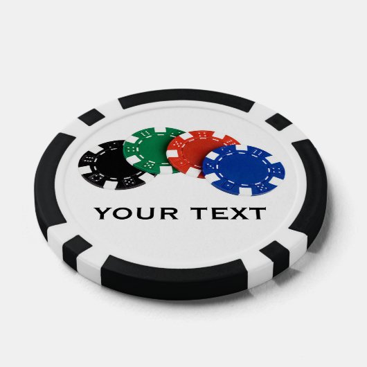 Aangepaste pokerchips (Enkel)