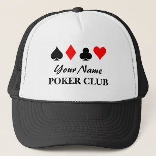 Aangepaste pokerclub-trucker die spelers cadeau ge trucker pet