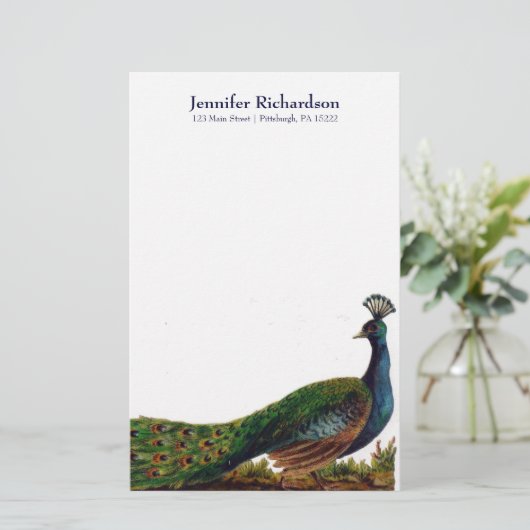 Aangepaste pokerij briefpapier (Staand voorkant)