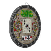 Aangepaste pokerruimte dartbord (Voorkant Links)