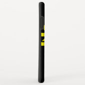 Aangepaste politie lijn aangepaste naam telefoonho Case-Mate iPhone case (Achterkant/rechts)