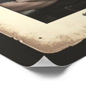 Aangepaste Politieagent Gift Wall Art, Schoppenaas Poster (Hoek)