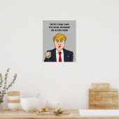 Aangepaste politieke boodschap poster (Keuken)
