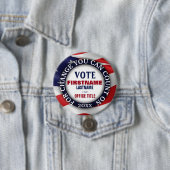 Aangepaste politieke Button Amerikaanse vlag (In situ)