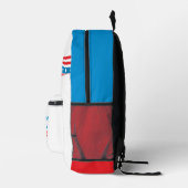 Aangepaste politieke campagne 2024 Amerikaanse vla Bedrukte Rugzak (Rechts)