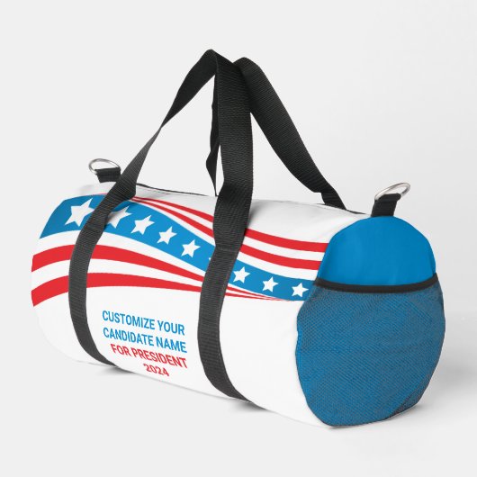 Aangepaste politieke campagne 2024 Amerikaanse vla Plunjezak (Rechterhoek)