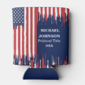 Aangepaste politieke campagne blikjeskoeler (Achterkant)