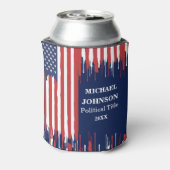 Aangepaste politieke campagne blikjeskoeler (Blikje Achterkant)