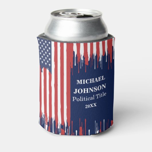 Aangepaste politieke campagne blikjeskoeler (Blikje Achterkant)