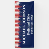  Aangepaste politieke campagne  Spandoek (Verticaal)