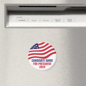 Aangepaste politieke kandidaat 2024 verkiezingscam magneet (Insitu (Vaatwasser))