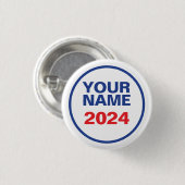 Aangepaste politieke Logo (Biden Design) Ronde Button 3,2 Cm (Voorkant /achterkant)