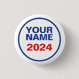 Aangepaste politieke Logo (Biden Design) Ronde Button 3,2 Cm