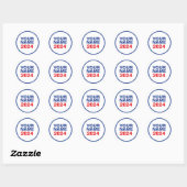 Aangepaste politieke Logo (Biden Design) Ronde Sticker (Vel)