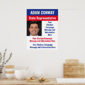 Aangepaste politieke verkiezingscampagne poster (Keuken)