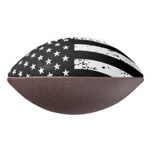 Aangepaste politievlag in blauwe lijn american football (Gedraaid 90)