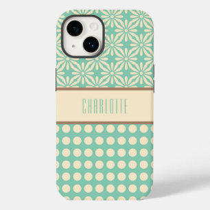 Aangepaste Polka Dots en Flowers Phone Case