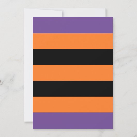 Aangepaste pomkin Halloween party Invitation Kaart (Achterkant)