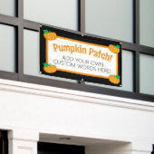 Aangepaste pomkin-patch spandoek (Buitenkant Gebouw)