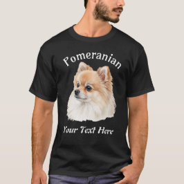 Aangepaste Pommerse Hond T-shirt