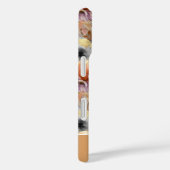 Aangepaste pompoen en bloemen geruit patroon Case-Mate iPhone case (Achterkant / Rechts)