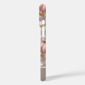 Aangepaste pompoen en bloemen geruit patroon Case-Mate iPhone case (Achterkant / Links)