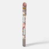 Aangepaste pompoen en bloemen geruit patroon Case-Mate iPhone case (Achterkant / Rechts)