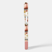 Aangepaste pompoen en bloemen geruite patroon Case-Mate iPhone case (Achterkant / Links)