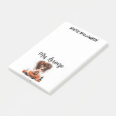 Aangepaste Pompoen Parade — Een Whimsical Hallowee Post-it® Notes (Schuin)