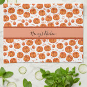 Aangepaste pompoen theedoek (Gevouwen)