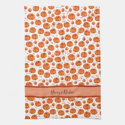 Aangepaste pompoen theedoek (Verticaal)