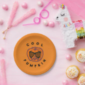 Aangepaste pompoenen met speciale Borden Papieren Bordje (Feest)