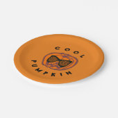 Aangepaste pompoenen met speciale Borden Papieren Bordje (Gekanteld)