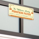 Aangepaste pompoenveld banner, herfstfeest bord spandoek (Buitenkant Gebouw)