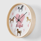 Aangepaste  pony's en roze hartritme (Hoek)