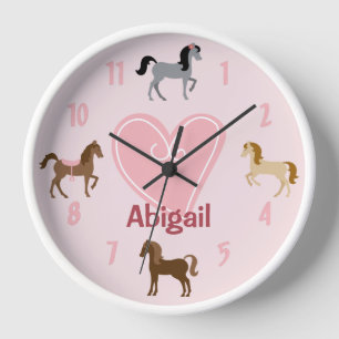 Aangepaste  pony's en roze hartritme