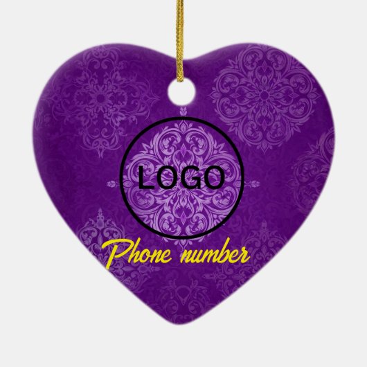 Aangepaste Poodle Hart Ornament - Een Zoete Cadeau (Achterkant)