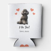 Aangepaste Poodle Huisdier Trouw Can Koeler (Voorkant)