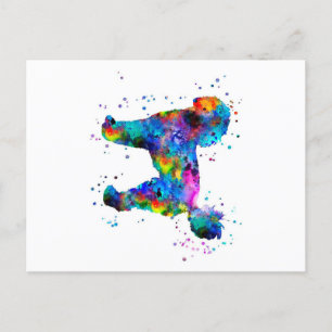 Aangepaste pool   Hond Birthday-kaart Aankondigingskaart