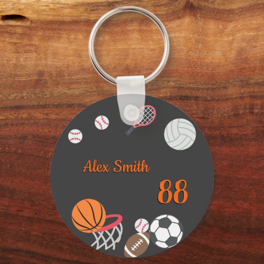 Aangepaste poorten sleutelhanger (Voorkant)