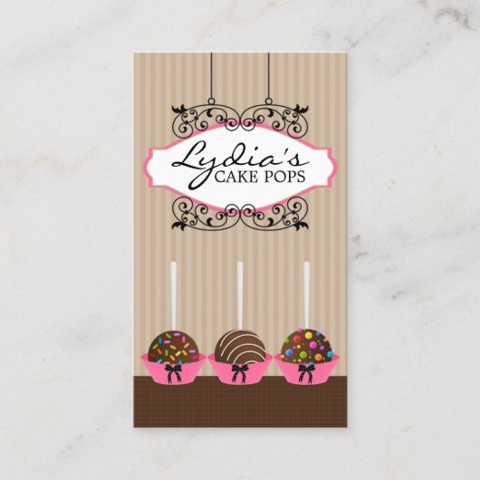 Aangepaste Poppen bakkerij Visitekaartje (Voorkant)